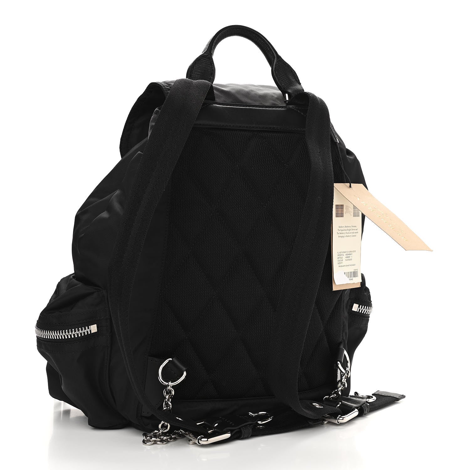 Burberry Nylon Medium Rucksack Backpack Black 3 of 10