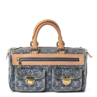 Louis Vuitton Monogram Denim Neo Speedy Blue 1 of 8