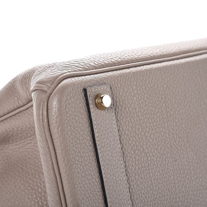 Hermes Togo Birkin 40 Gris Tourterelle 32 of 36