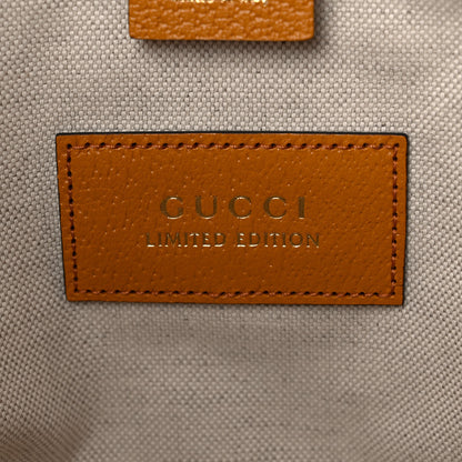 Gucci X KAI GG Supreme Monogram Medium Ophidia Shopping Tote Beige Vintage Sun Oil 6 of 10