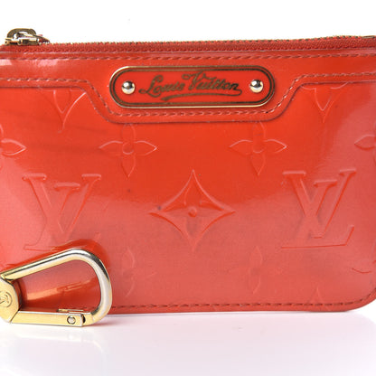 Louis Vuitton Vernis Key Pouch Orange 10 of 10