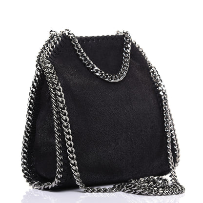 Stella McCartney Shaggy Deer Tiny Falabella Tote Black 3 of 12