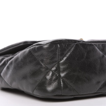 Chanel Goatskin Quilted Medium Chanel 19 Flap Black 6 of 11