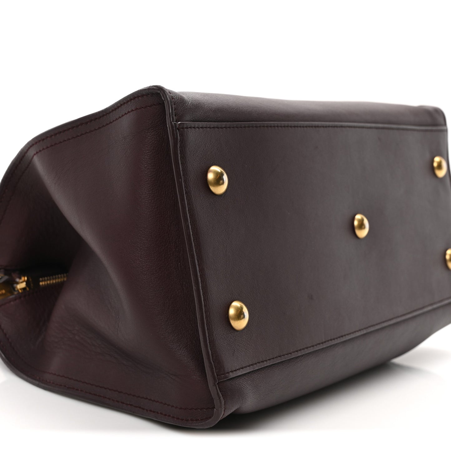 Calfskin Small Classic Y Cabas Bordeaux