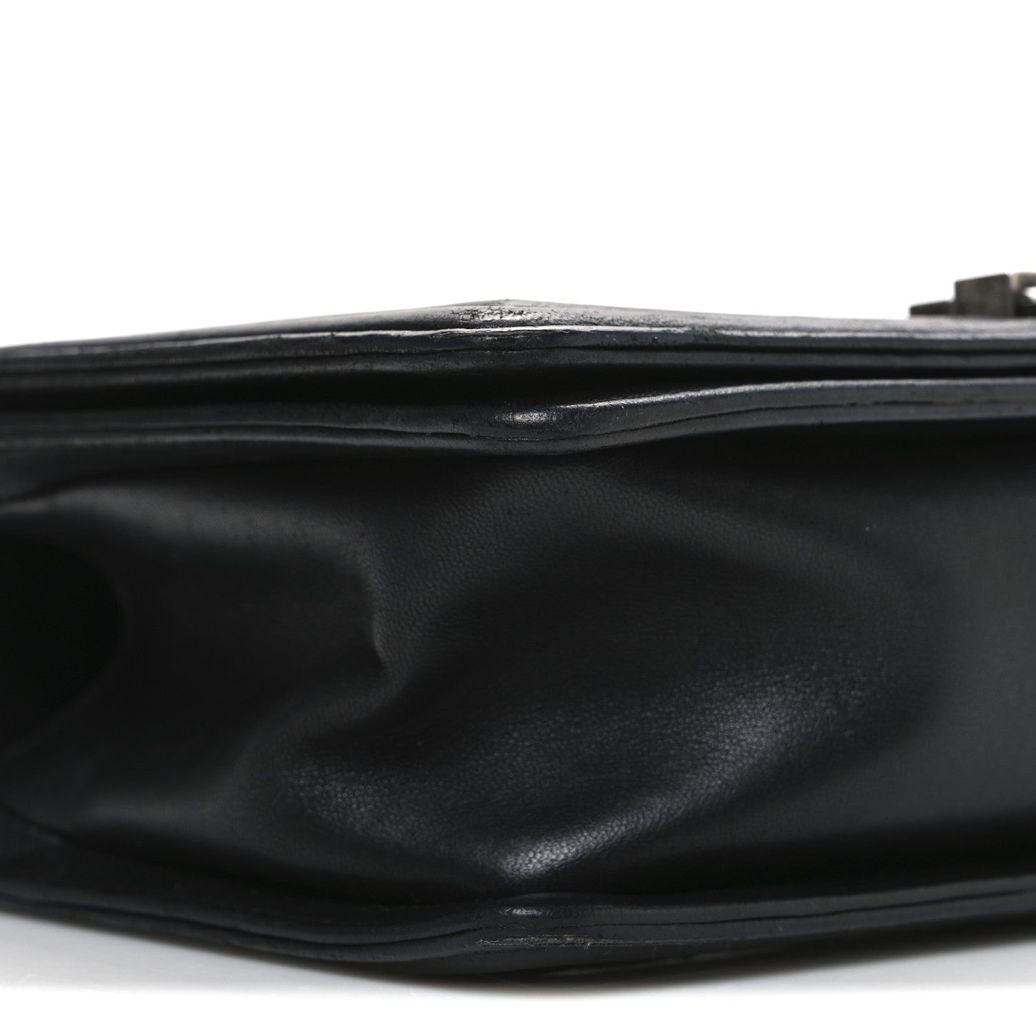 Chanel Lambskin Quilted Medium Boy Flap Black 9 of 11
