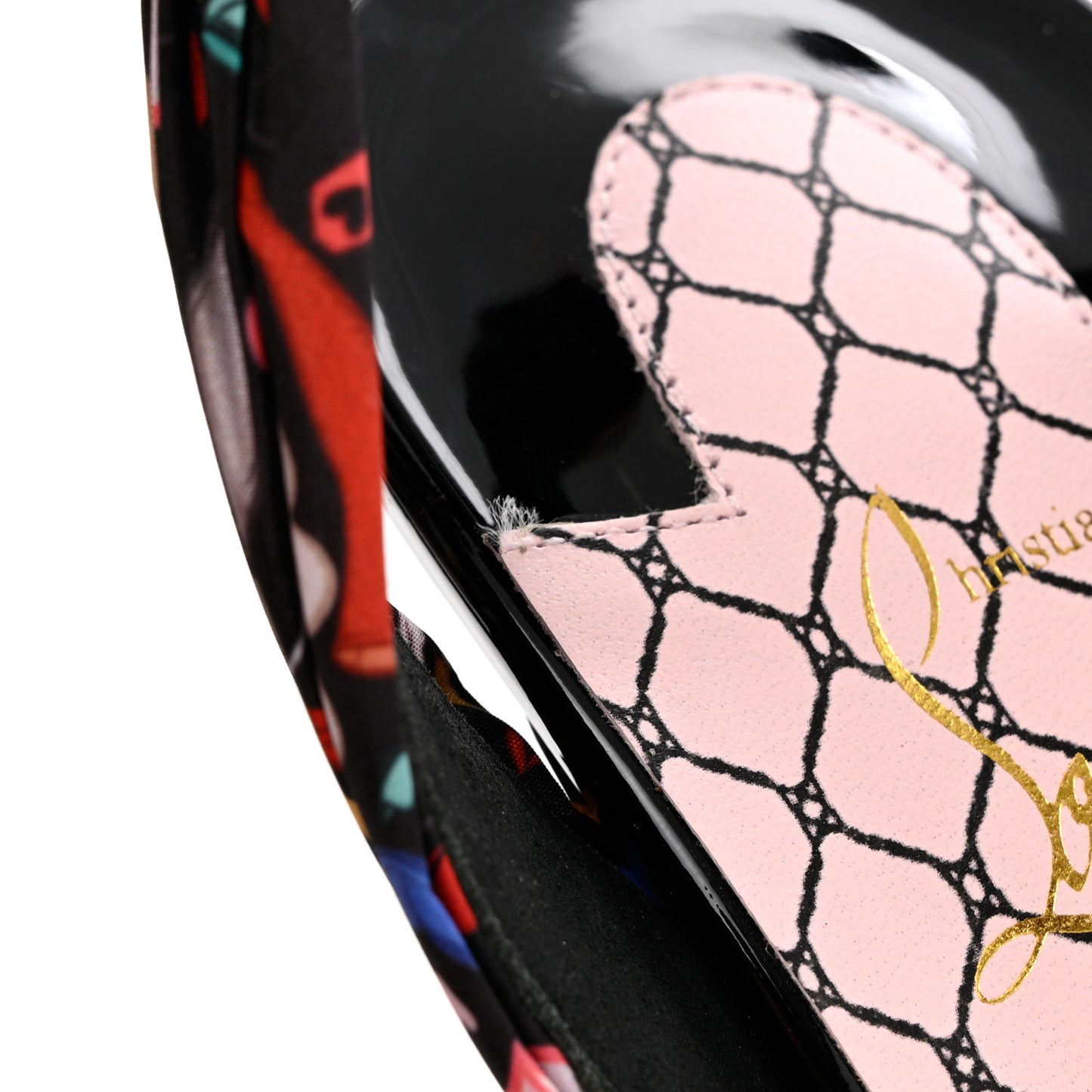 Patent Satin Fetish Du Desert 100 Sandal 41 Black