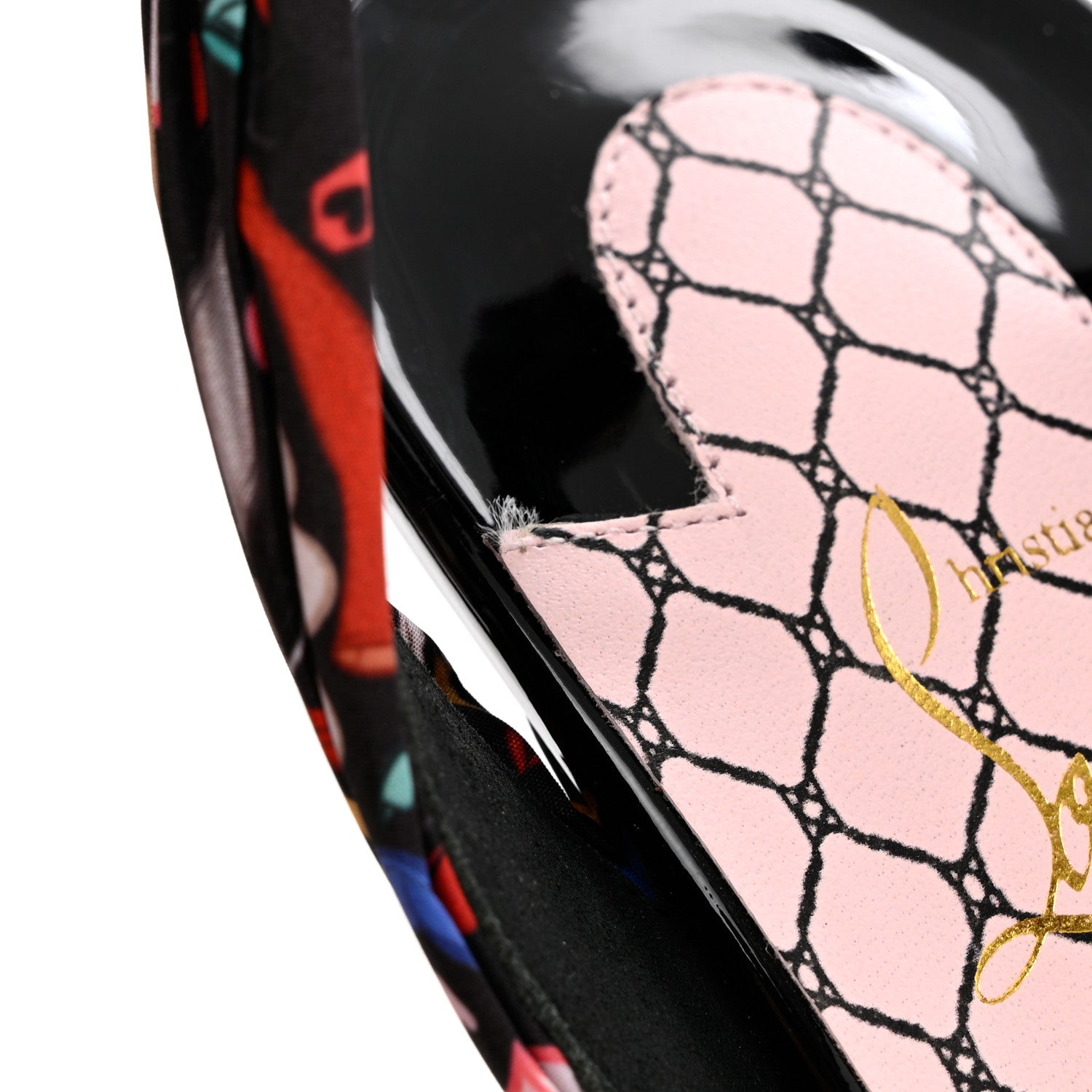 Christian Louboutin Patent Satin Fetish Du Desert 100 Sandal 41 Black 8 of 10
