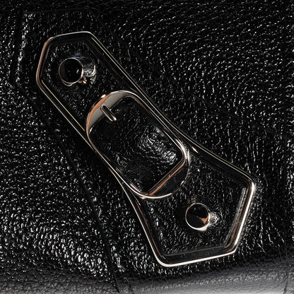 Balenciaga Chevre Silver Metallic Edge Hardware City Black 4 of 13