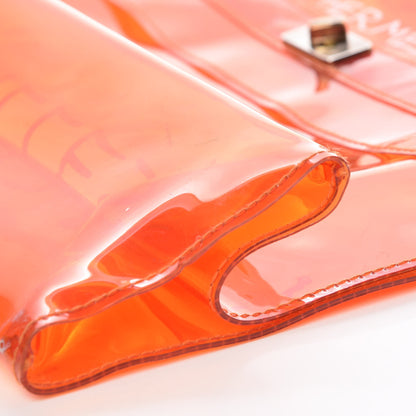 Hermes Vinyl Souvenir De L'Exposition Kelly Orange 14 of 15