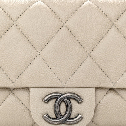 Chanel Caviar Quilted Coco Casual Flap Ivory 8 of 10