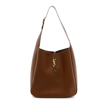 Saint Laurent Grained Calfskin Large Le 5 A 7 Soft Hobo Fox 1 of 11