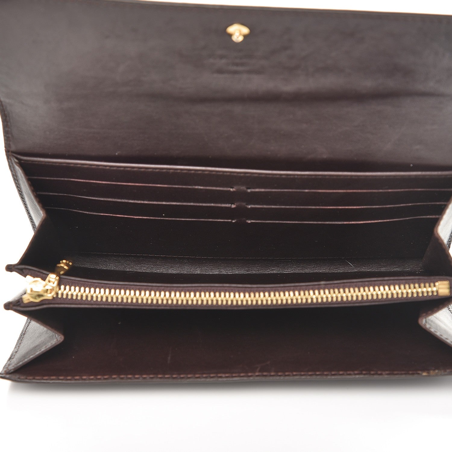 Louis Vuitton Vernis Sarah Wallet Amarante 5 of 7