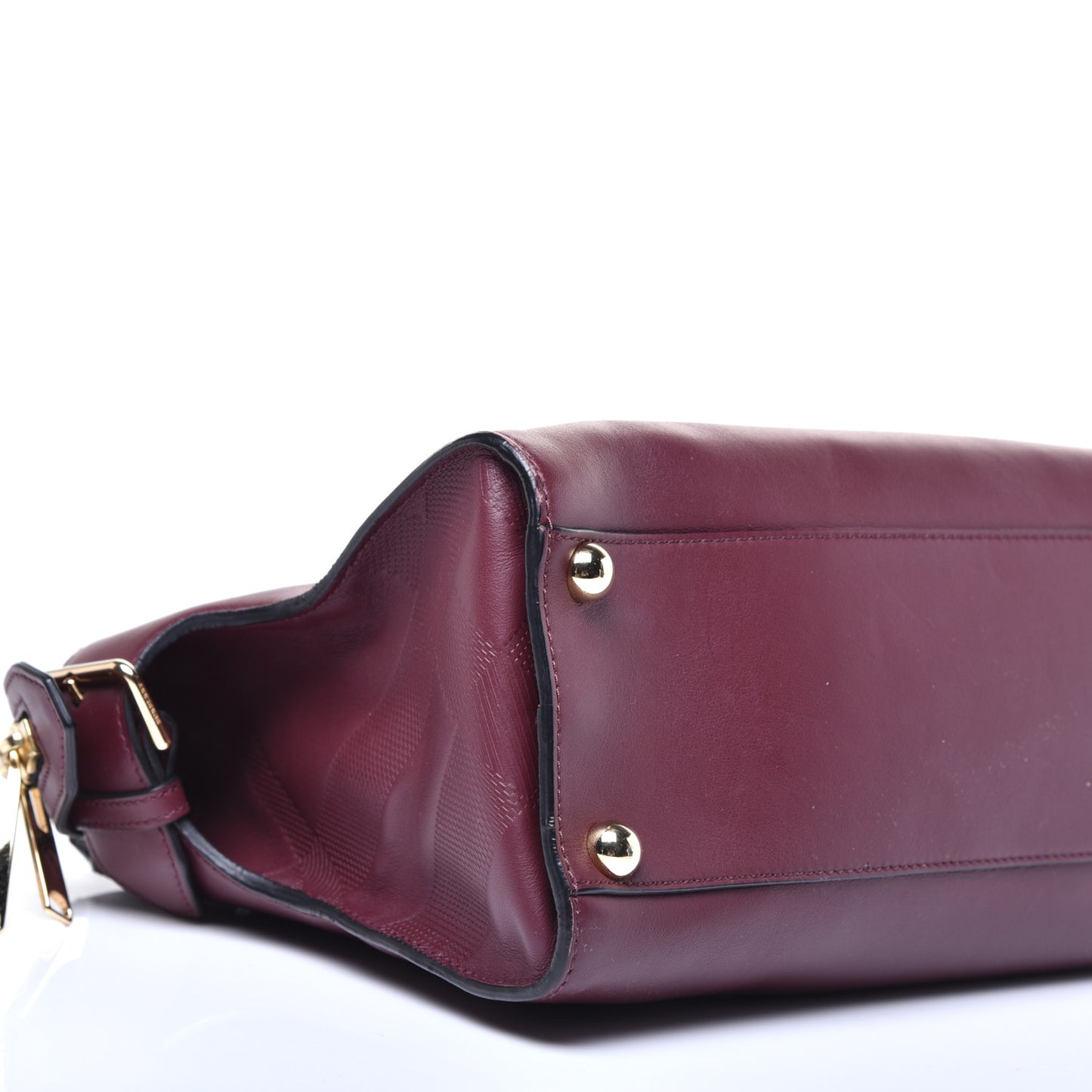 Calfskin Medium Clifton Tote Claret Red