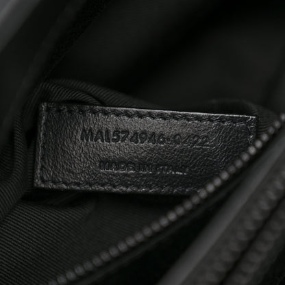 Saint Laurent Calfskin Y Quilted Monogram Monochrome Medium Loulou Chain Satchel Black 7 of 11