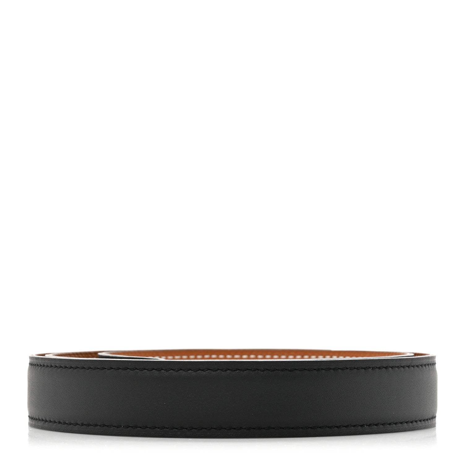 Hermes Swift Epsom 24mm Belt Strap 85 34 Black Gold 2 of 5