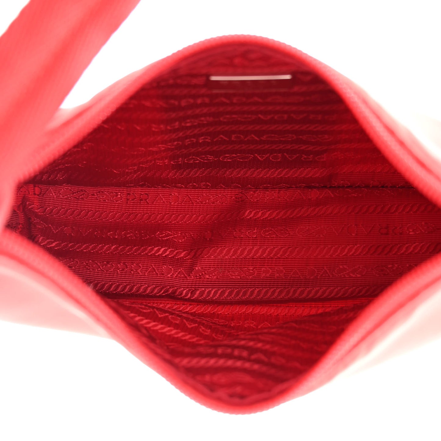 Tessuto Nylon Mini Re-Edition 2000 Bag Rosso