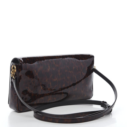 Saint Laurent Patent Monogram Tassel Kate 99 Tortoise 2 of 9