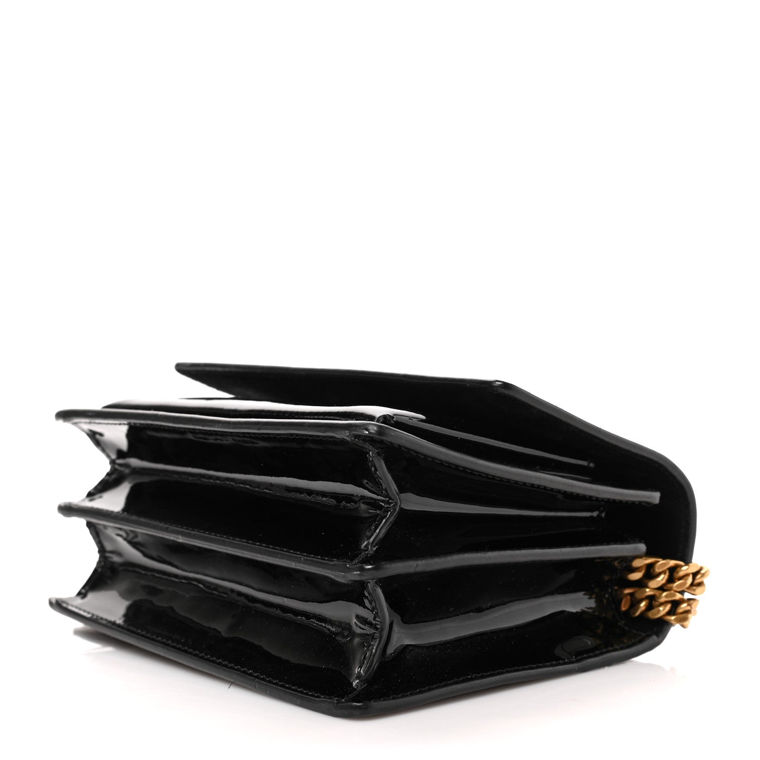 Saint Laurent Patent Small Monogram Sunset Black 8 of 9