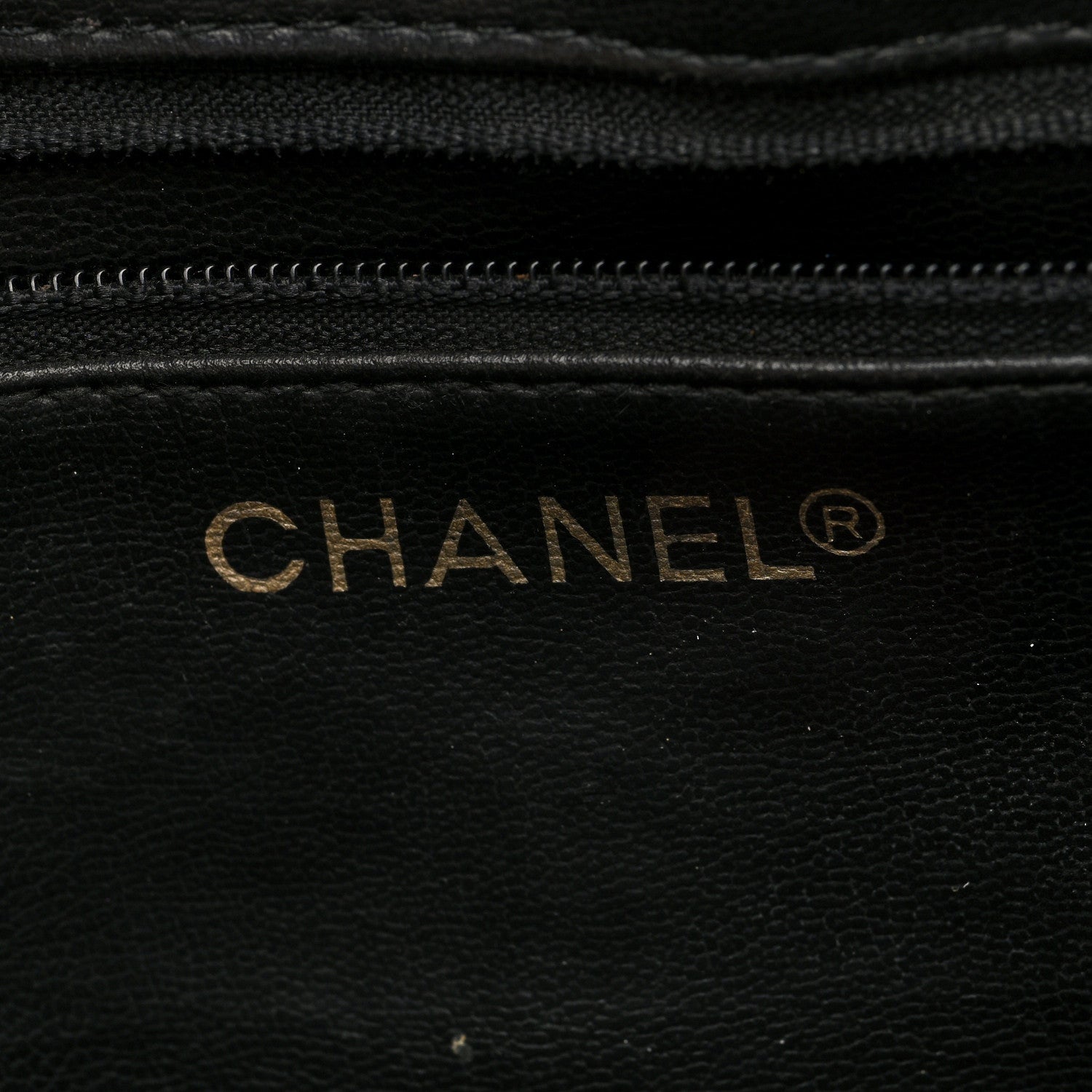 Chanel Lambskin Chevron Quilted Camera Case Black 6 of 10