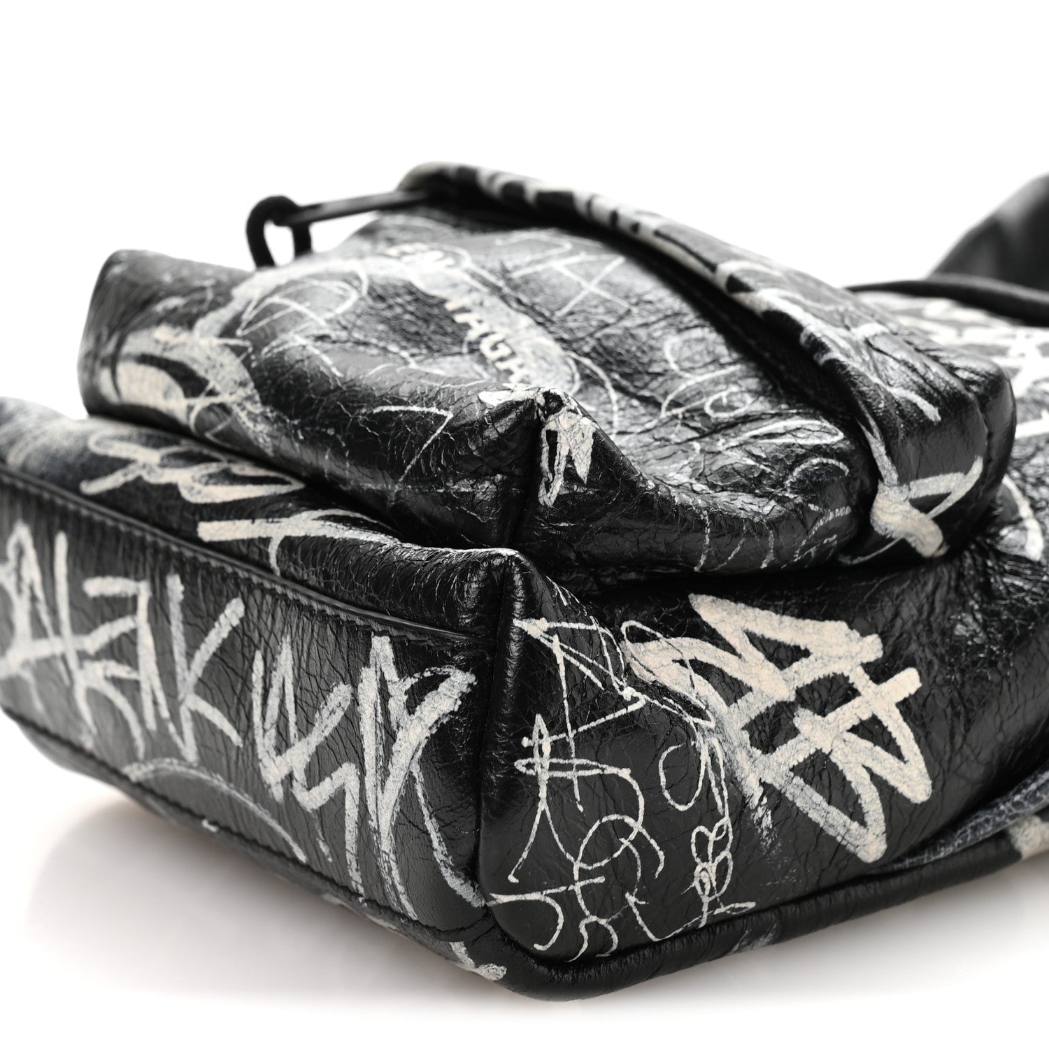 all saints arena leather backpack Balenciaga Agneau Arena Graffiti All Over Mini Explorer Crossbody Backpack  Black White 1841264 – FASHIONPHILE