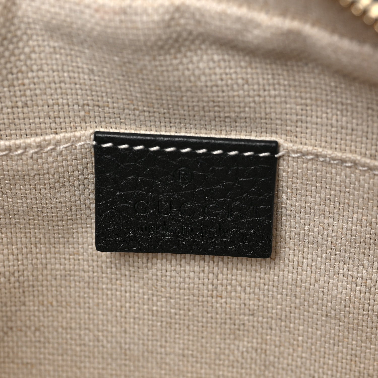 Gucci Pebbled Calfskin Small Soho Disco Bag Black 6 of 8