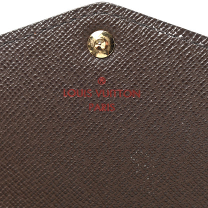 Louis Vuitton Damier Ebene Sarah Wallet NM 6 of 8