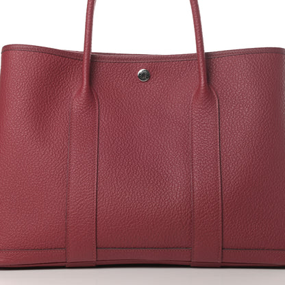 Hermes Vache Country Garden Party 36 MM Rouge Grenat 8 of 16