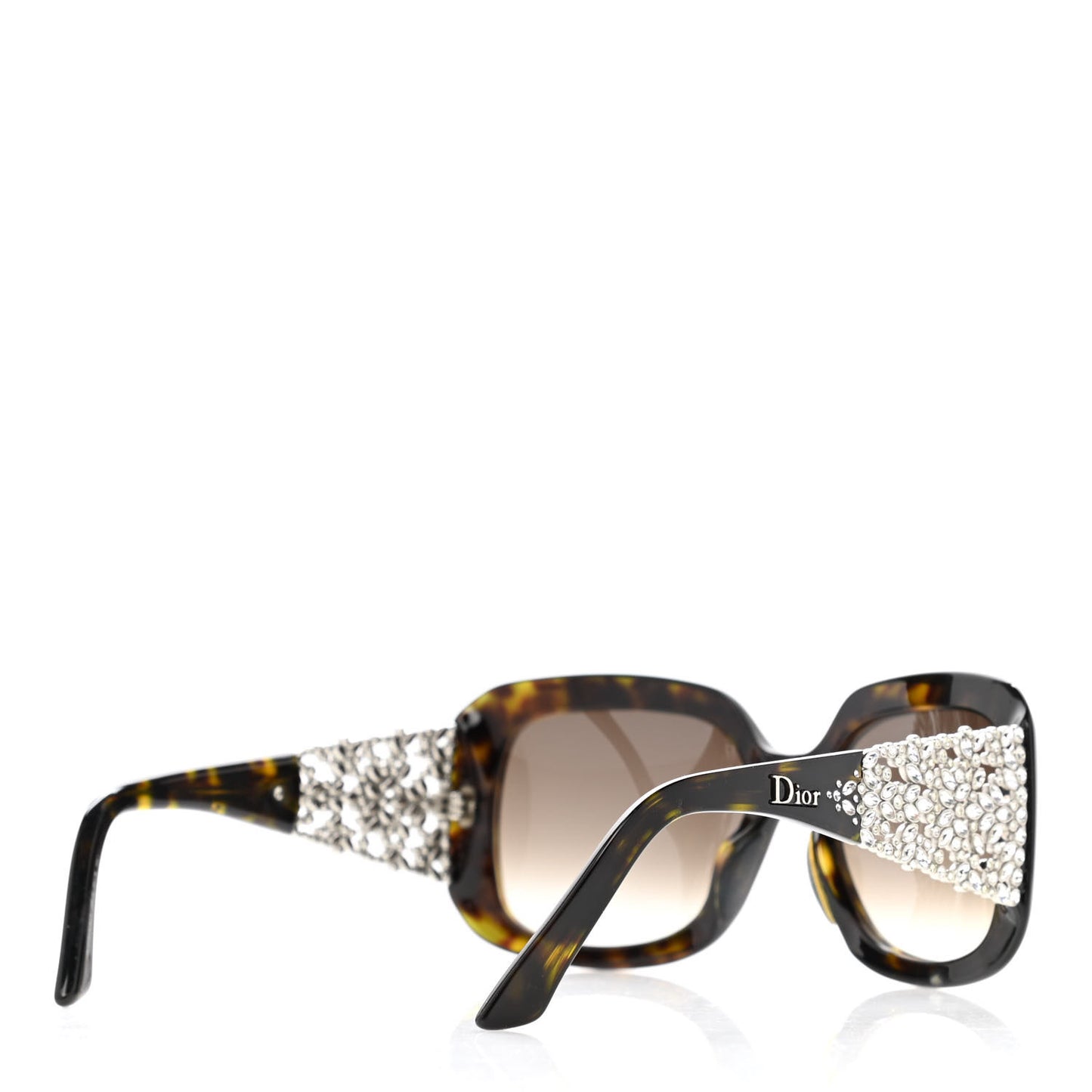 DiorDelicacy Crystal Sunglasses Tortoise