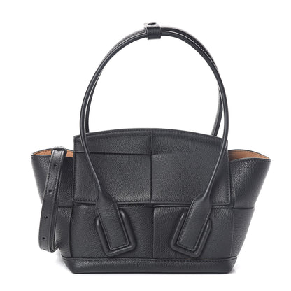 Bottega Veneta Grained Calfskin Maxi Intrecciato Arco 29 Black 1 of 9