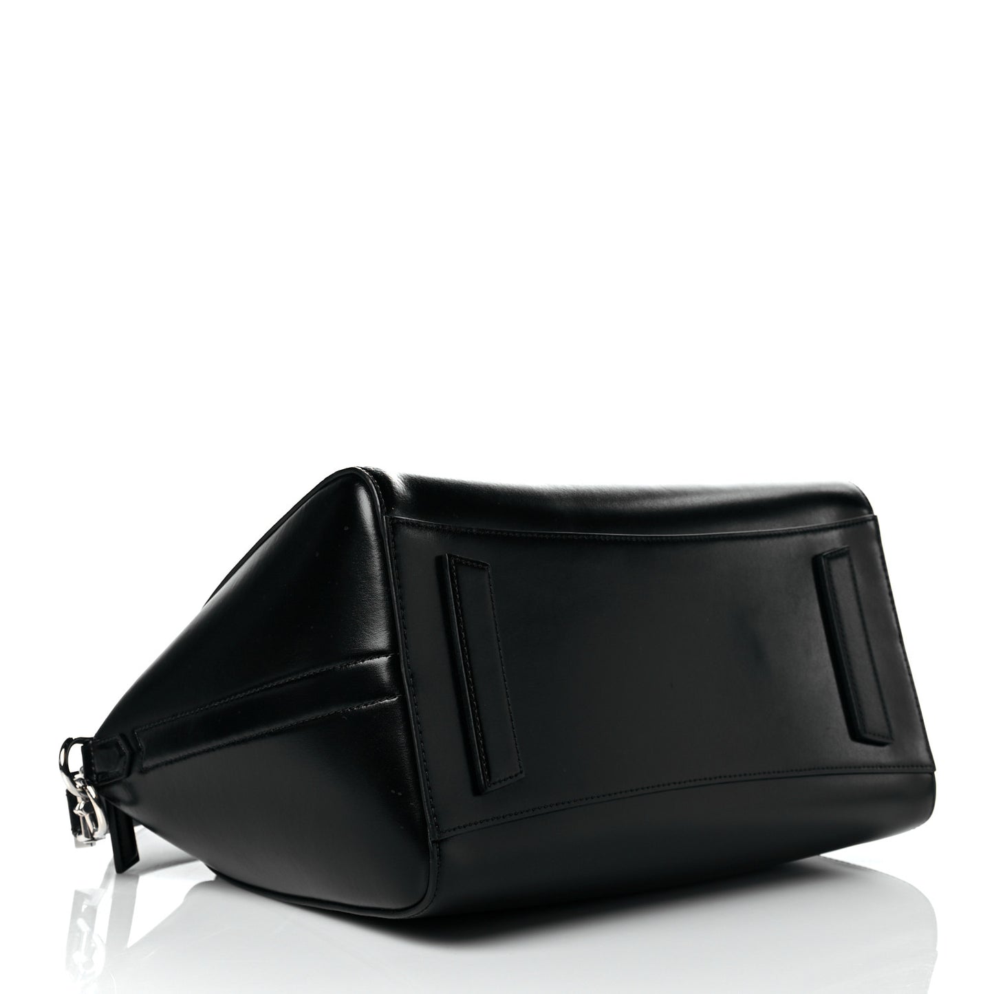 Shiny Lord Calfskin Medium Antigona Black