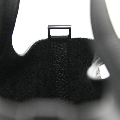 Hermes Taurillon Clemence Monochrome Picotin Lock 18 PM Black 8 of 10