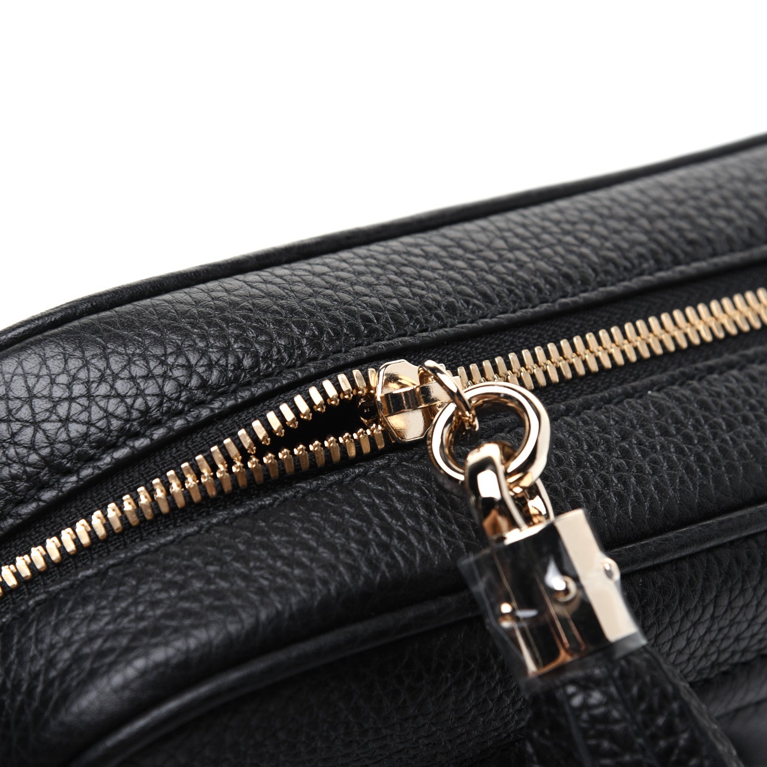 Gucci Pebbled Calfskin Small Soho Disco Bag Black 12 of 13