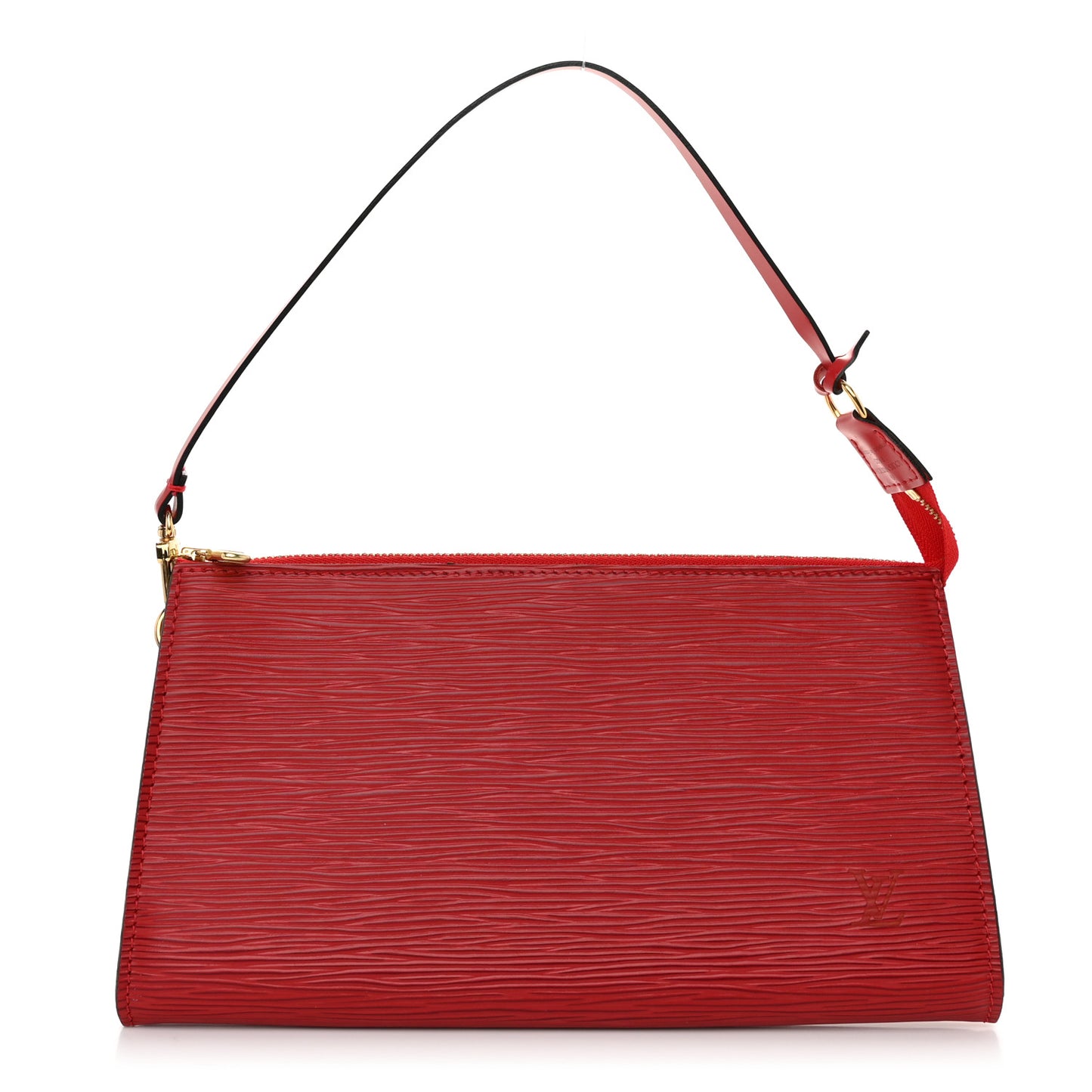 Epi Pochette Accessories 21 Castillan Red