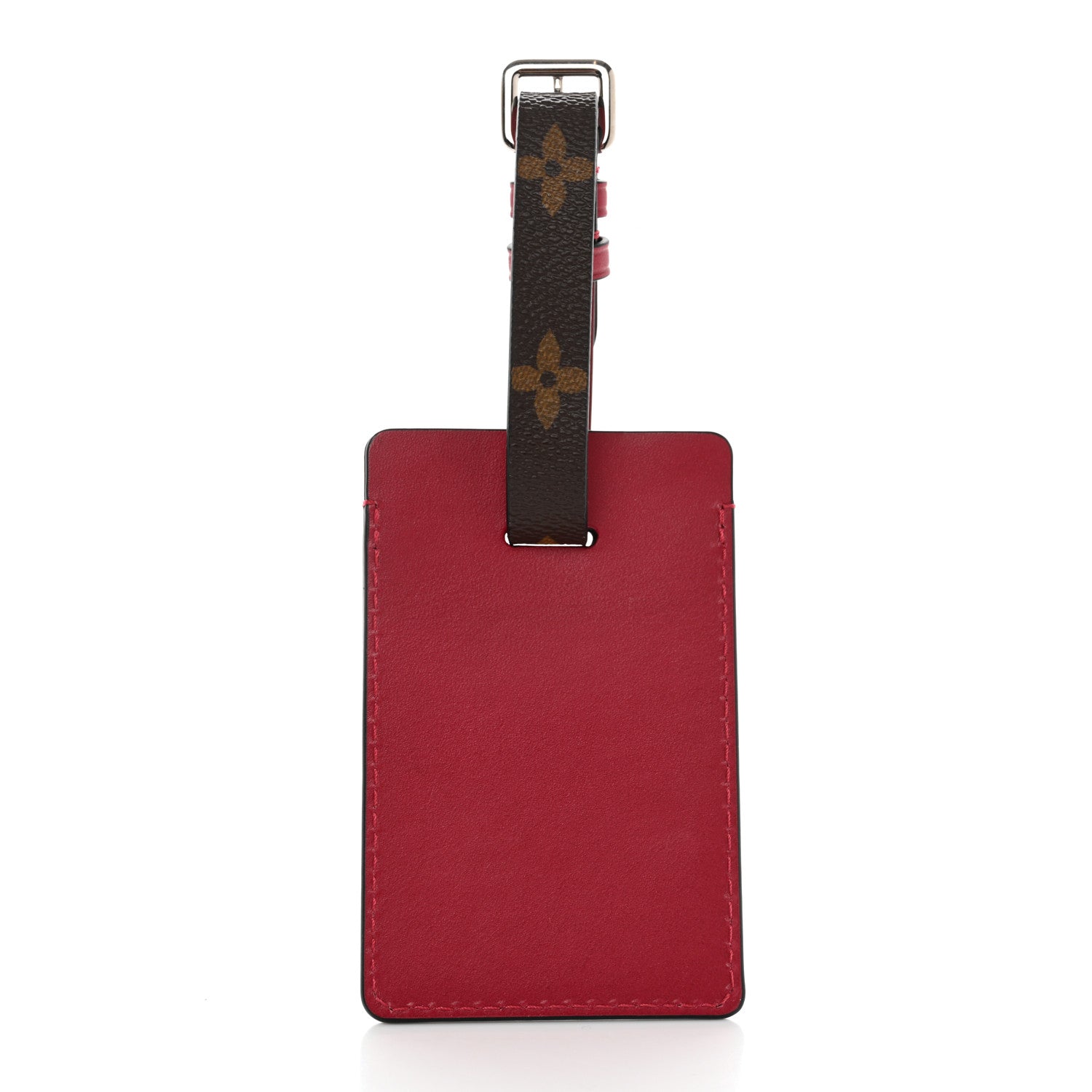 Louis Vuitton Calfskin Monogram Luggage Tag Fuchsia 2 of 4