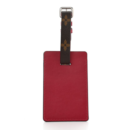 Louis Vuitton Calfskin Monogram Luggage Tag Fuchsia 2 of 4
