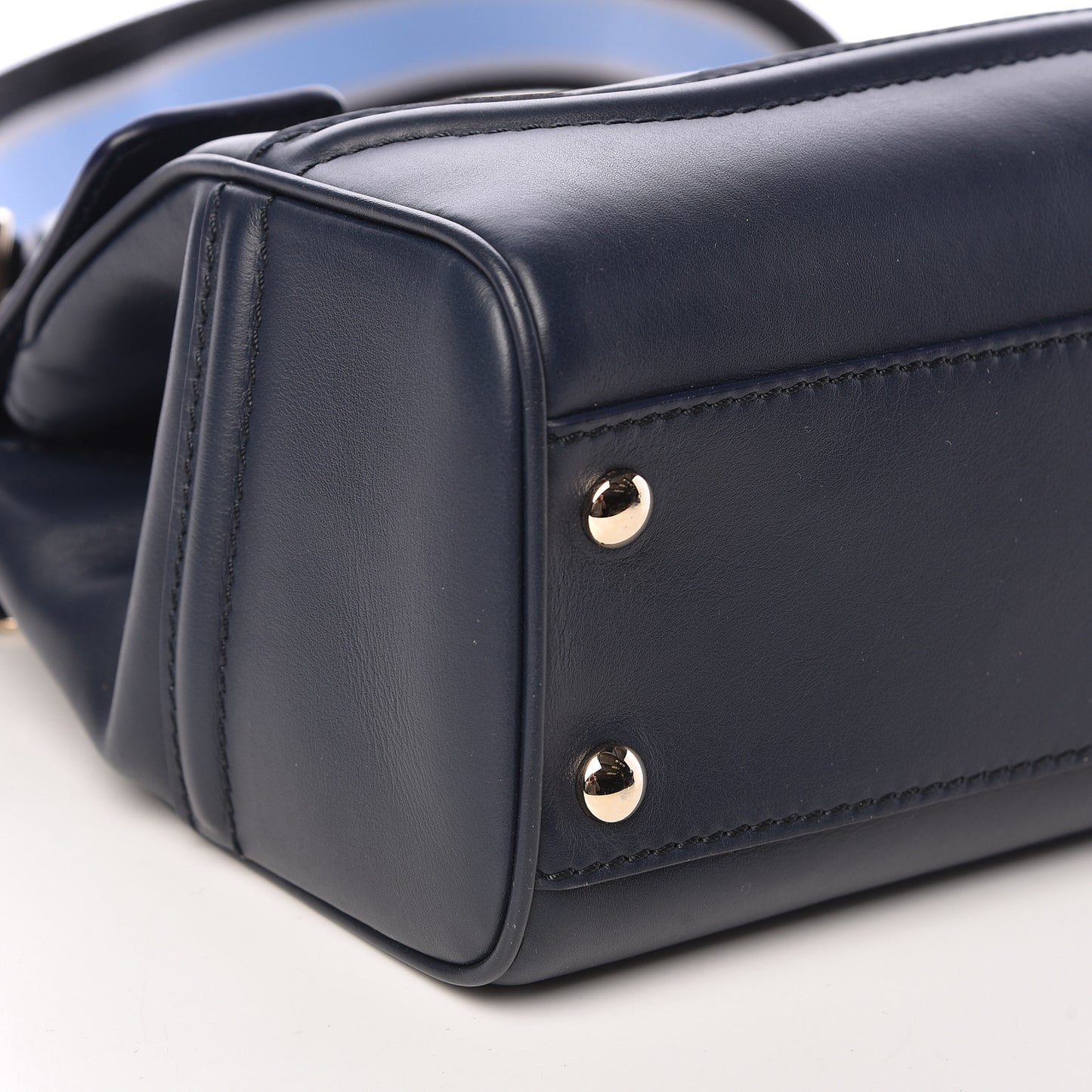 Vitello Medium Palazzo Empire Bag Deep Blue