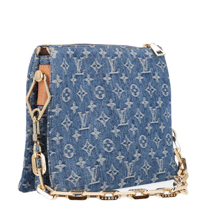 Louis Vuitton Monogram Denim Coussin PM Blue 3 of 9