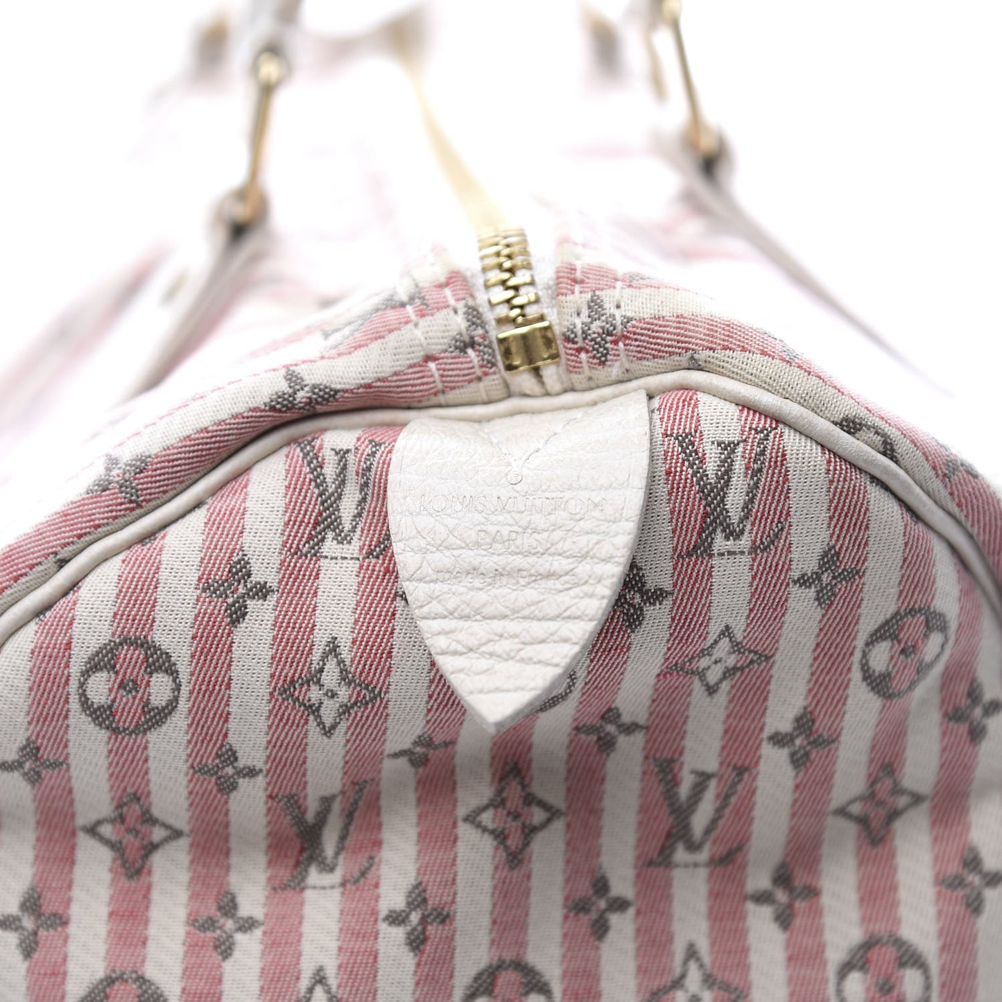 Mini Lin Croisette Speedy 30 Rouge