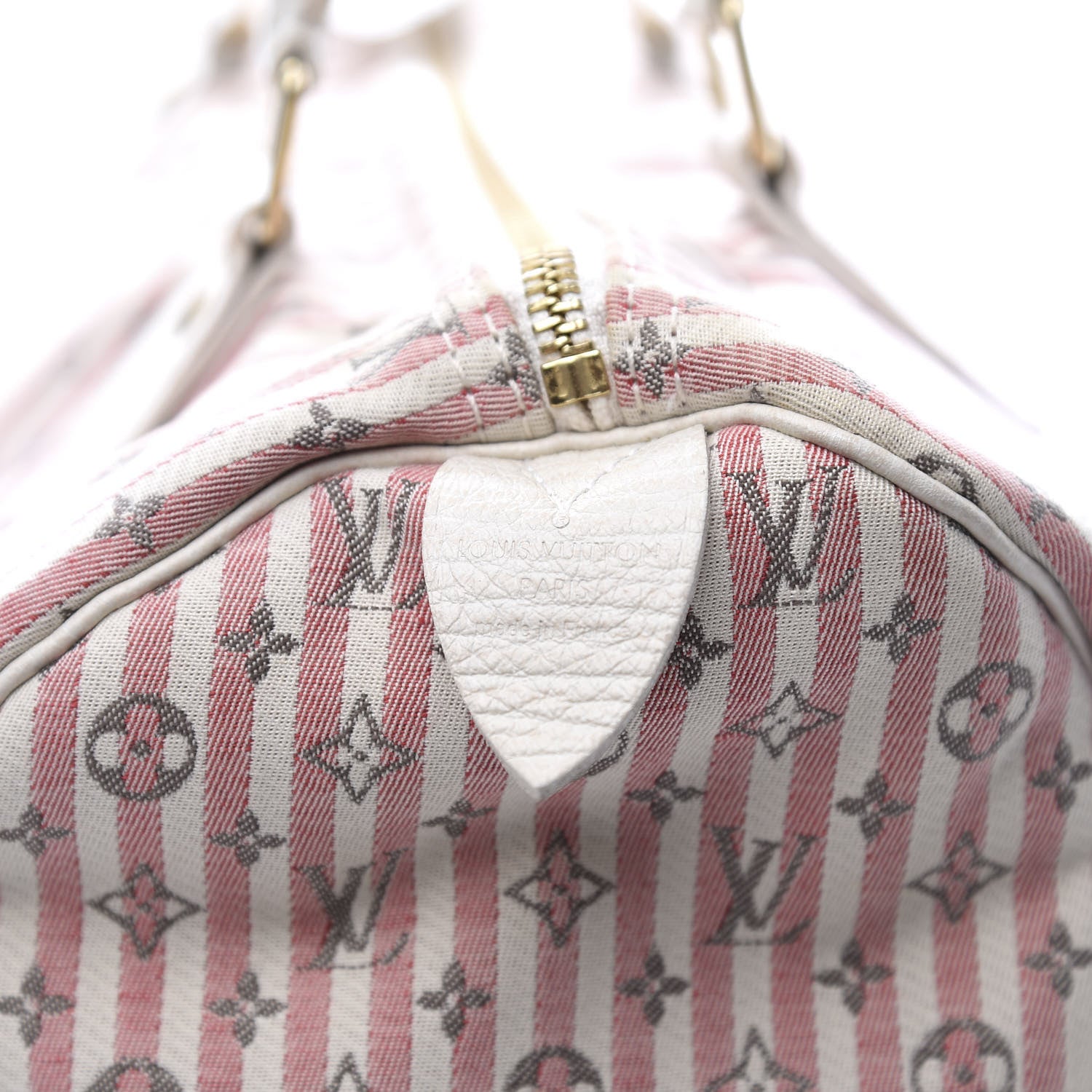 Louis Vuitton Mini Lin Croisette Speedy 30 Rouge 9 of 10