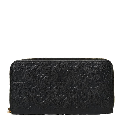 Louis Vuitton Empreinte Zippy Wallet Black 1 of 8