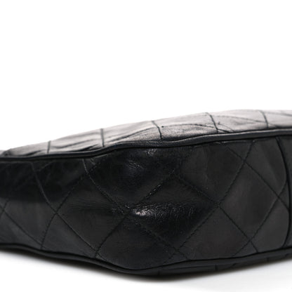 Chanel Lambskin Quilted CC Tassel Camera Case Black 10 of 14