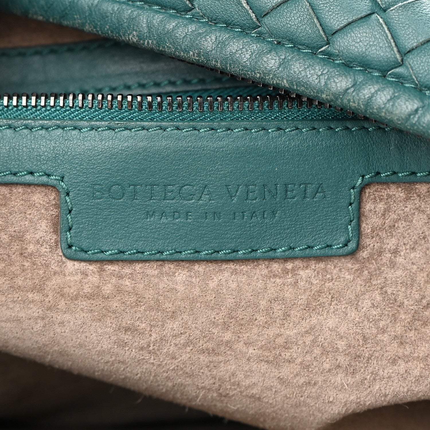 Bottega Veneta Nappa Intrecciato Large Veneta Hobo Teal 6 of 13