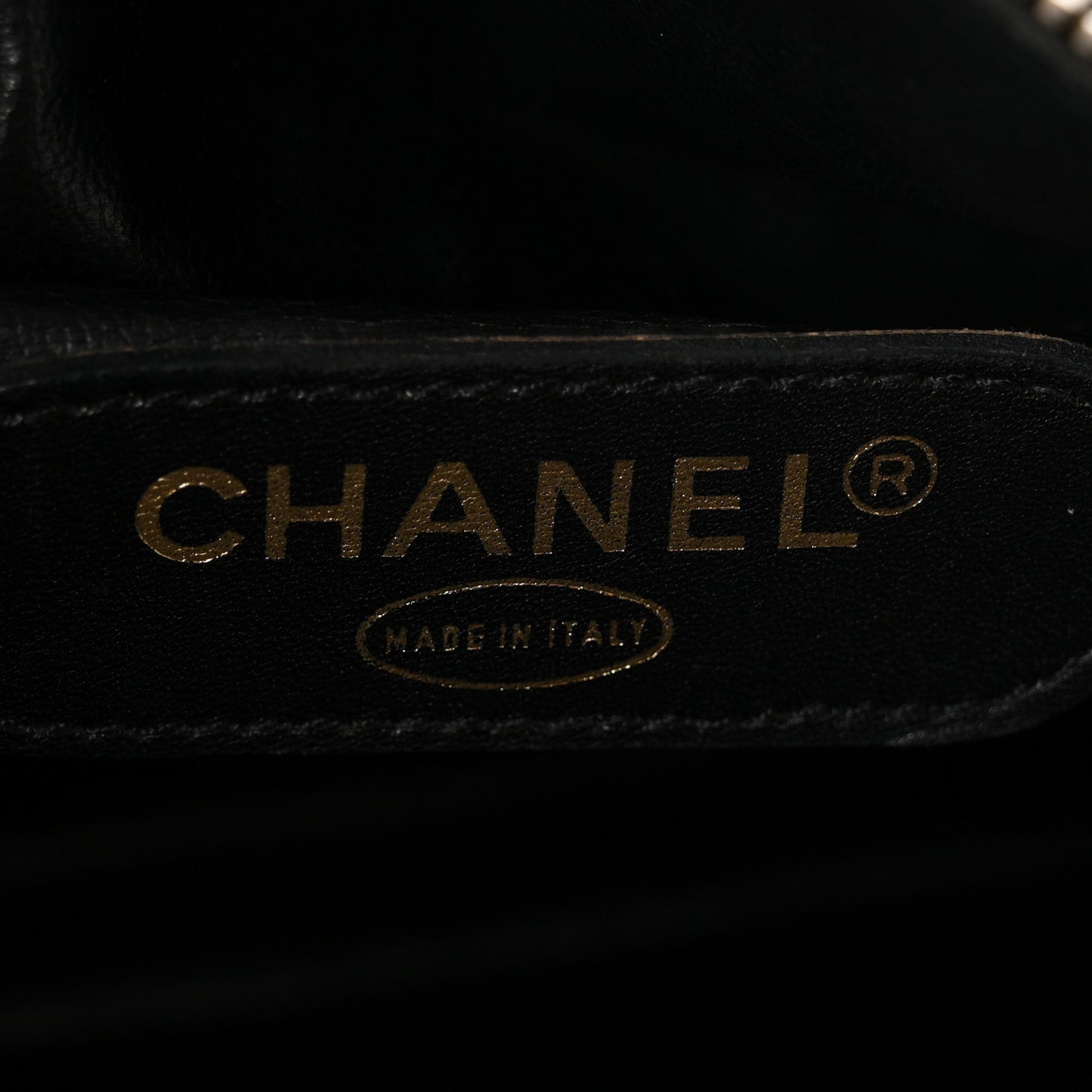 Calfskin Stitched Duffle Travel Bag Black