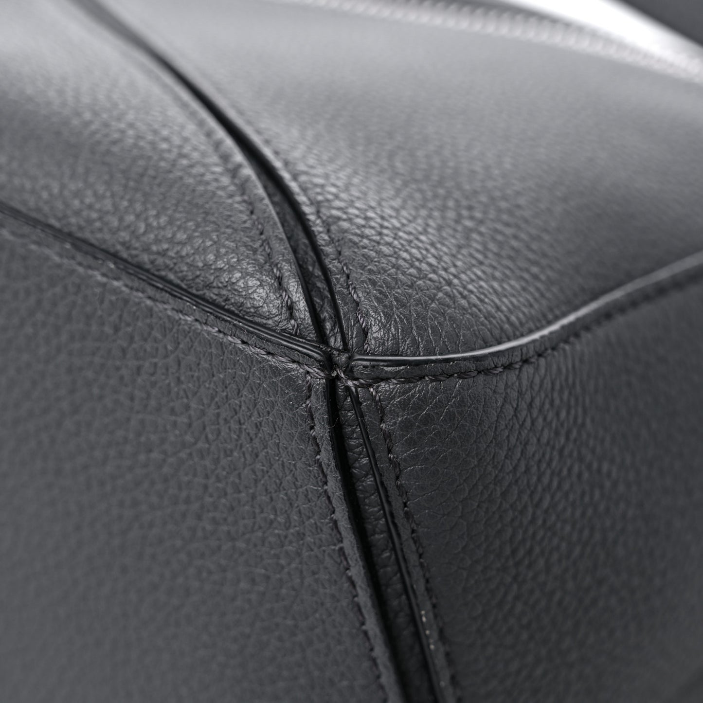 Calfskin Small Puzzle Bag Gunmetal
