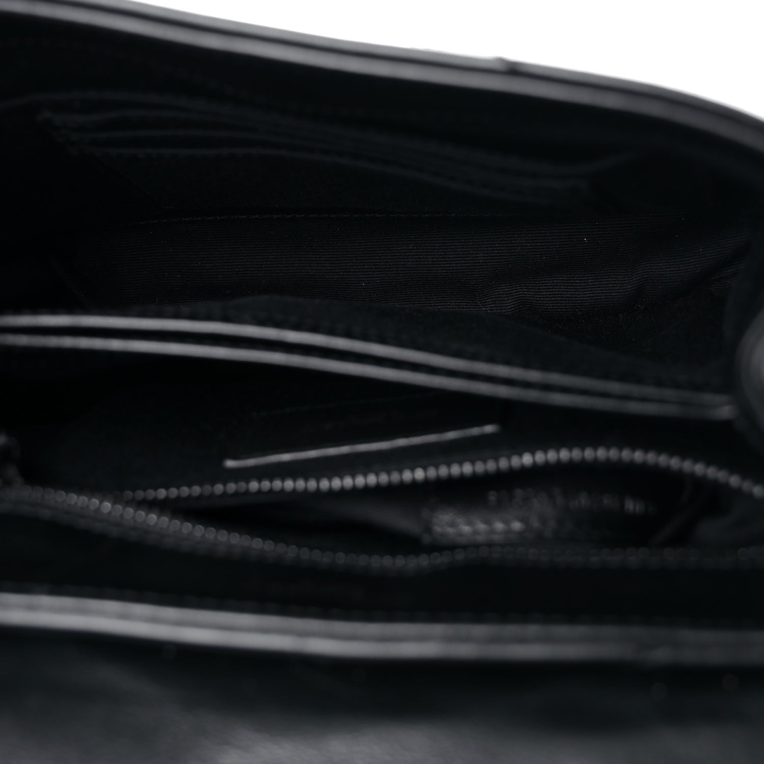 Saint Laurent Calfskin Y Quilted Monogram Toy Loulou Crossbody Bag Black 5 of 10