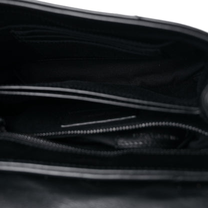 Saint Laurent Calfskin Y Quilted Monogram Toy Loulou Crossbody Bag Black 5 of 10