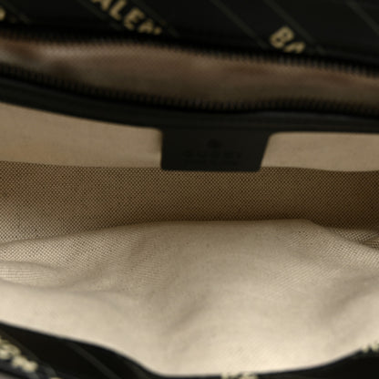 Gucci X BALENCIAGA Calfskin Matelasse Logo Print Small GG Marmont Shoulder Bag Black 5 of 10