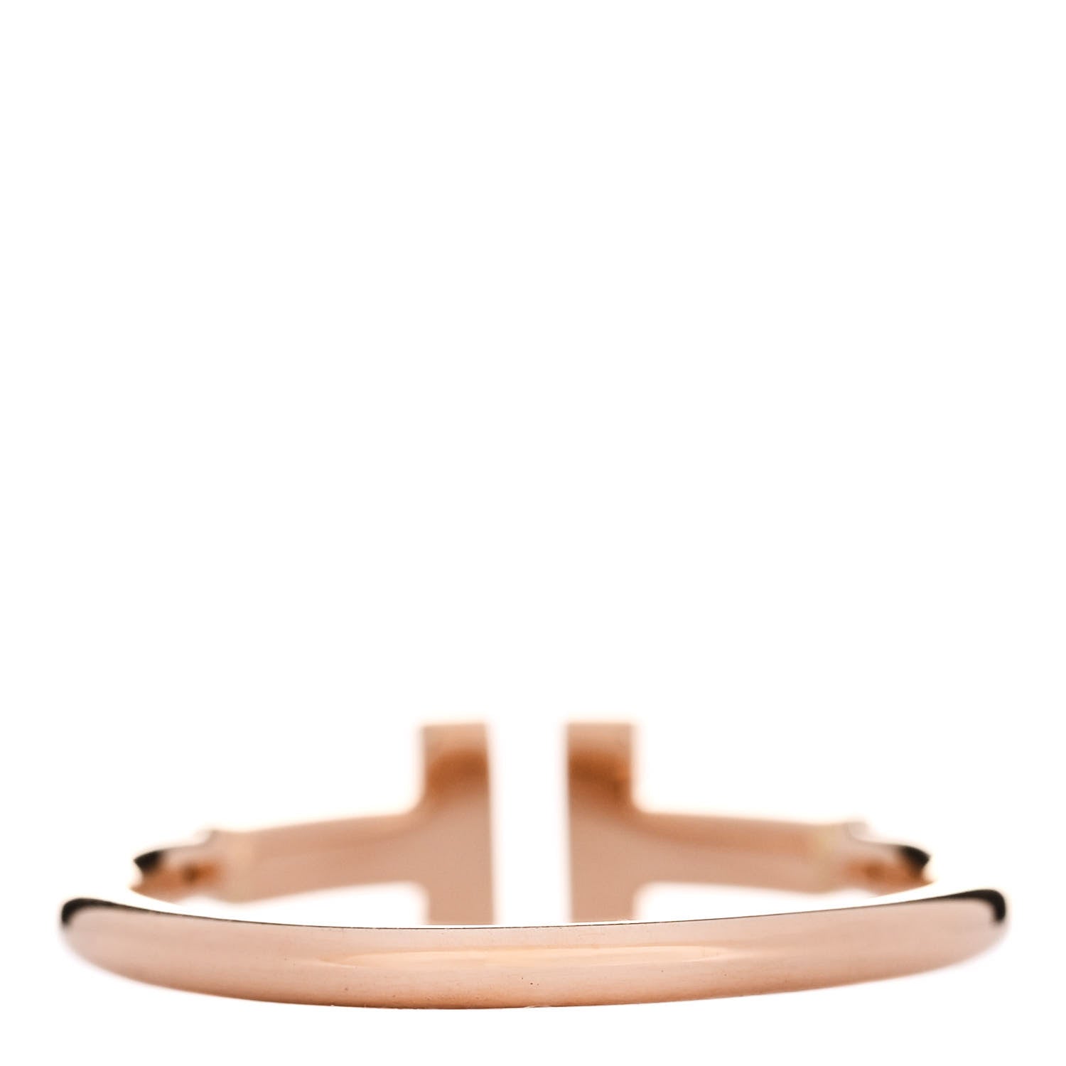 Tiffany 18K Rose Gold T Wire Ring 53 6.25 3 of 5