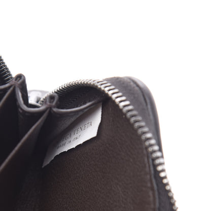 Bottega Veneta Nappa Intrecciato Zip Around Coin Purse Ebano 7 of 8