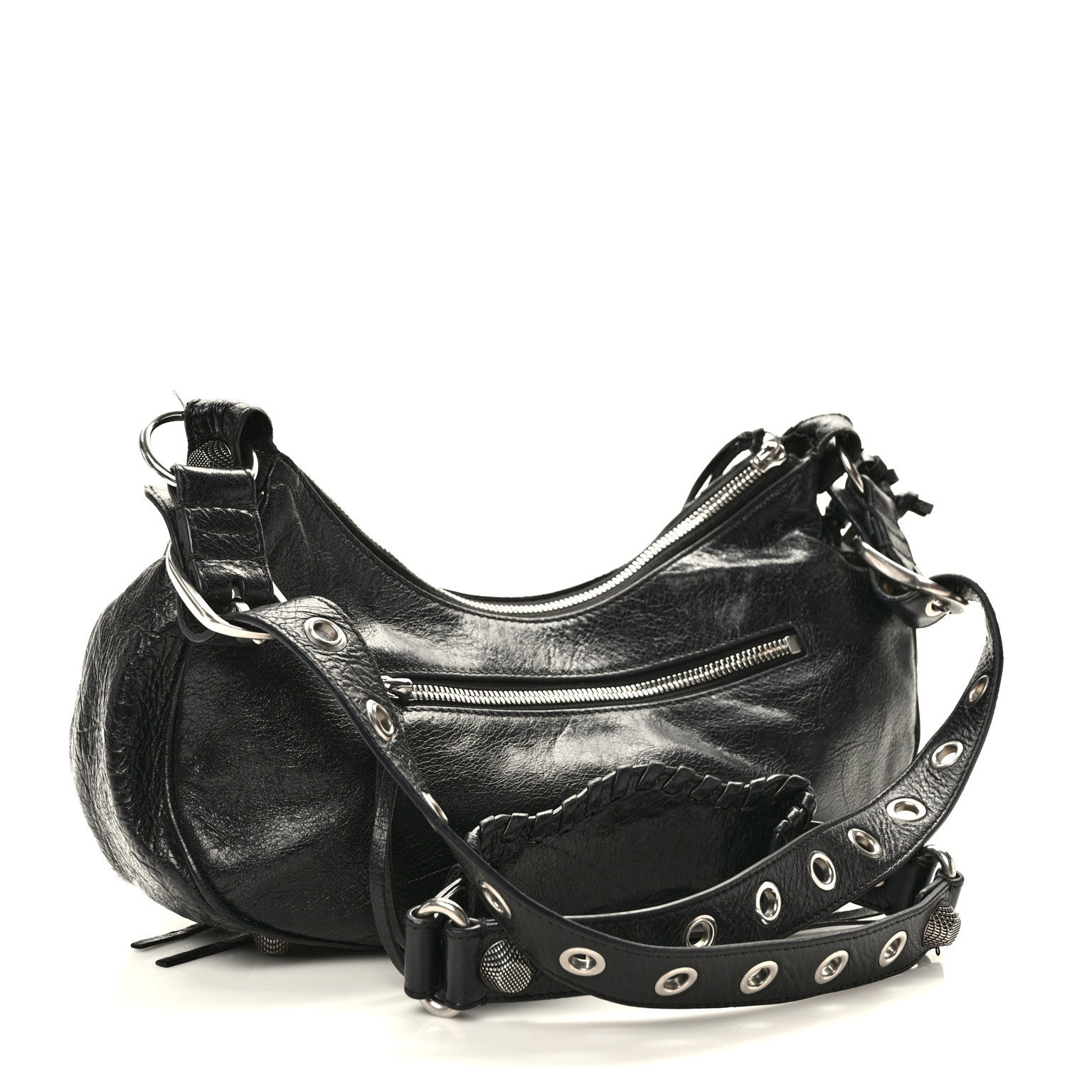 Balenciaga Agneau Arena Small Le Cagole Shoulder Bag Black 3 of 13